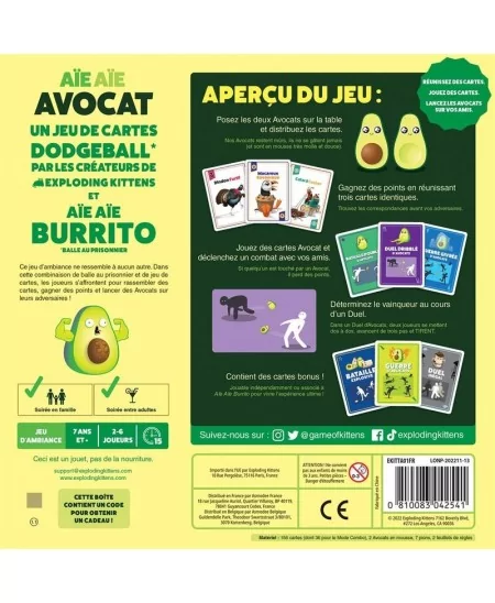 EXPLODING KITTENS Aïe Aïe Avocat 4 EXPLODING KITTENS Aïe Aïe Avocat – Image 2