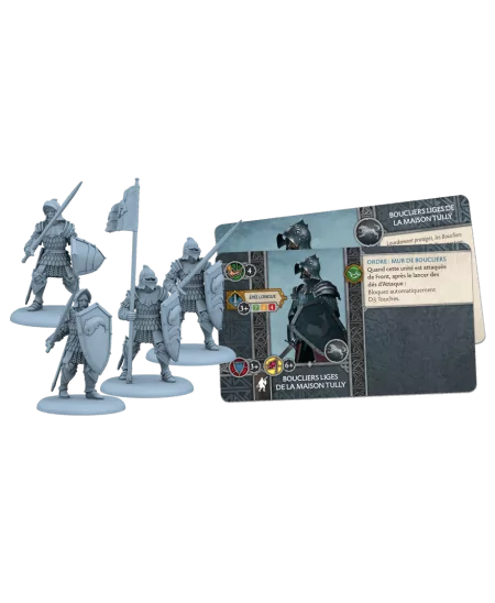 Edge Le Trône De Fer JDF : Boucliers Liges Tully 4 Edge Le Trône De Fer JDF : Boucliers Liges Tully – Image 2
