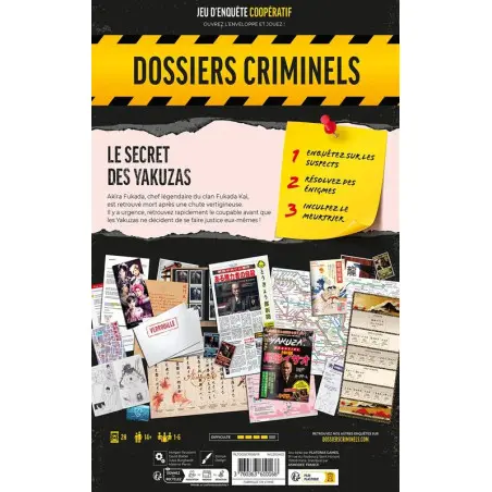 Dossiers Criminels : Le Secret Des Yakuzas 4 Dossiers Criminels : Le Secret Des Yakuzas – Image 2