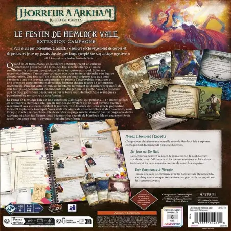 Fantasy Flight Games Horreur à Arkham JCE : Le Festin De Hemlock Vale - Campagne 5 Fantasy Flight Games Horreur à Arkham JCE : Le Festin De Hemlock Vale - Campagne – Image 3