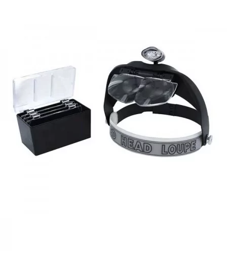Loupe Frontale : LED Headband Magnifier Kit 3 Loupe Frontale : LED Headband Magnifier Kit