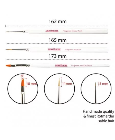 Army Painter : Most Wanted Brush Set 4 Army Painter : Most Wanted Brush Set – Image 2