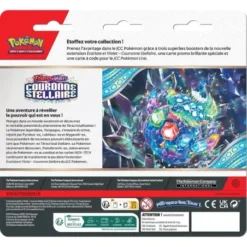 POKEMON Pokémon EV07 - Pack 3 Boosters Couronne Stellaire
