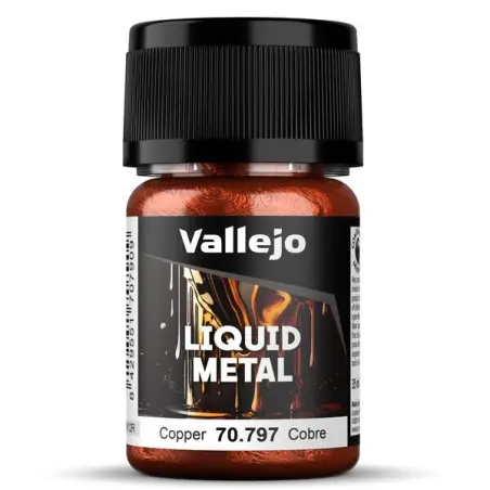 Vallejo 70.797 - Liquid Métal - Cuivre – Copper (35ml) 3 Vallejo 70.797 - Liquid Métal - Cuivre – Copper (35ml)