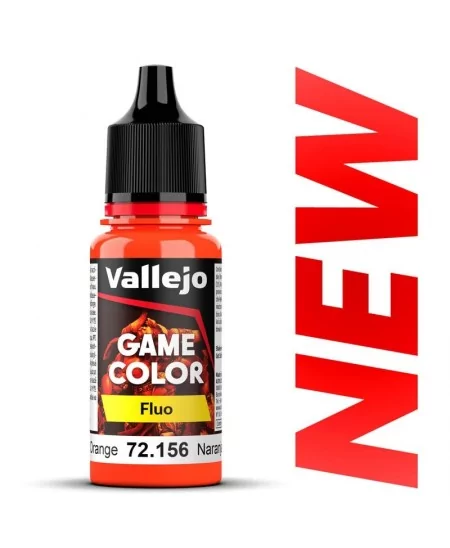 Vallejo Game Color : Orange Fluo (18ml) 3 Vallejo Game Color : Orange Fluo (18ml)