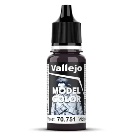 Vallejo Model Color - 70.751 – Violet Foncé – Black Violet (18ml) 3 Vallejo Model Color - 70.751 – Violet Foncé – Black Violet (18ml)