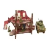 WW2 Normandie Grande Maison En Ruine 2 (28mm)